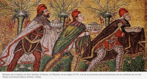 Los Reyes Magos 1 Los reyes Magos mosaico de la Basilica de San Apolinar